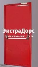 Противопожарная дверь ДМП-01-30 красная металлическая