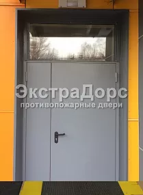Огнеупорные полуторные двери для ТЦ