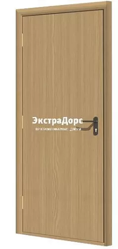 Противопожарная дверь одностворчатая с мдф белый бук